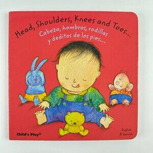 2/$6 Head, Shoulders, Knees and Toes book-English and Spanish Text (Board)
